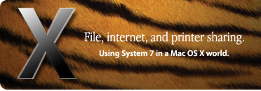 How to share files between System 7 and modern OSX